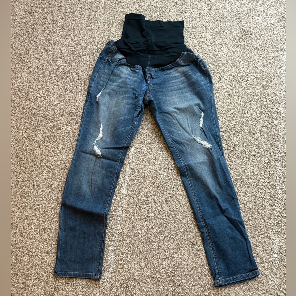 1822 Denim - Vintage Skinny Maternity Jeans - XL